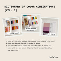 Japanese Dictionary of Color Combination Book by Sanzo Wada (Vol. 2)