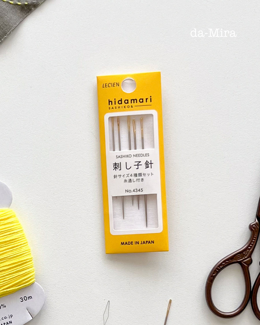 Lecien Hidamari Assorted Sashiko Needle (a set of 6)