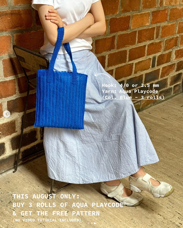 Pleated Tote Bag [DIGITAL PATTERN]