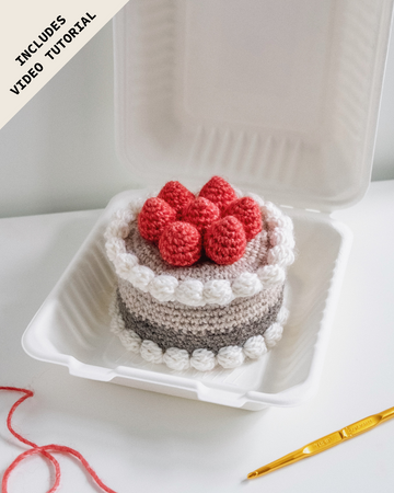 Sunrise Crochet Cake Slice Friend - By Sadie Young – Spectra Art Store