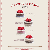 DIY Crochet Cake [PATTERN ONLY]