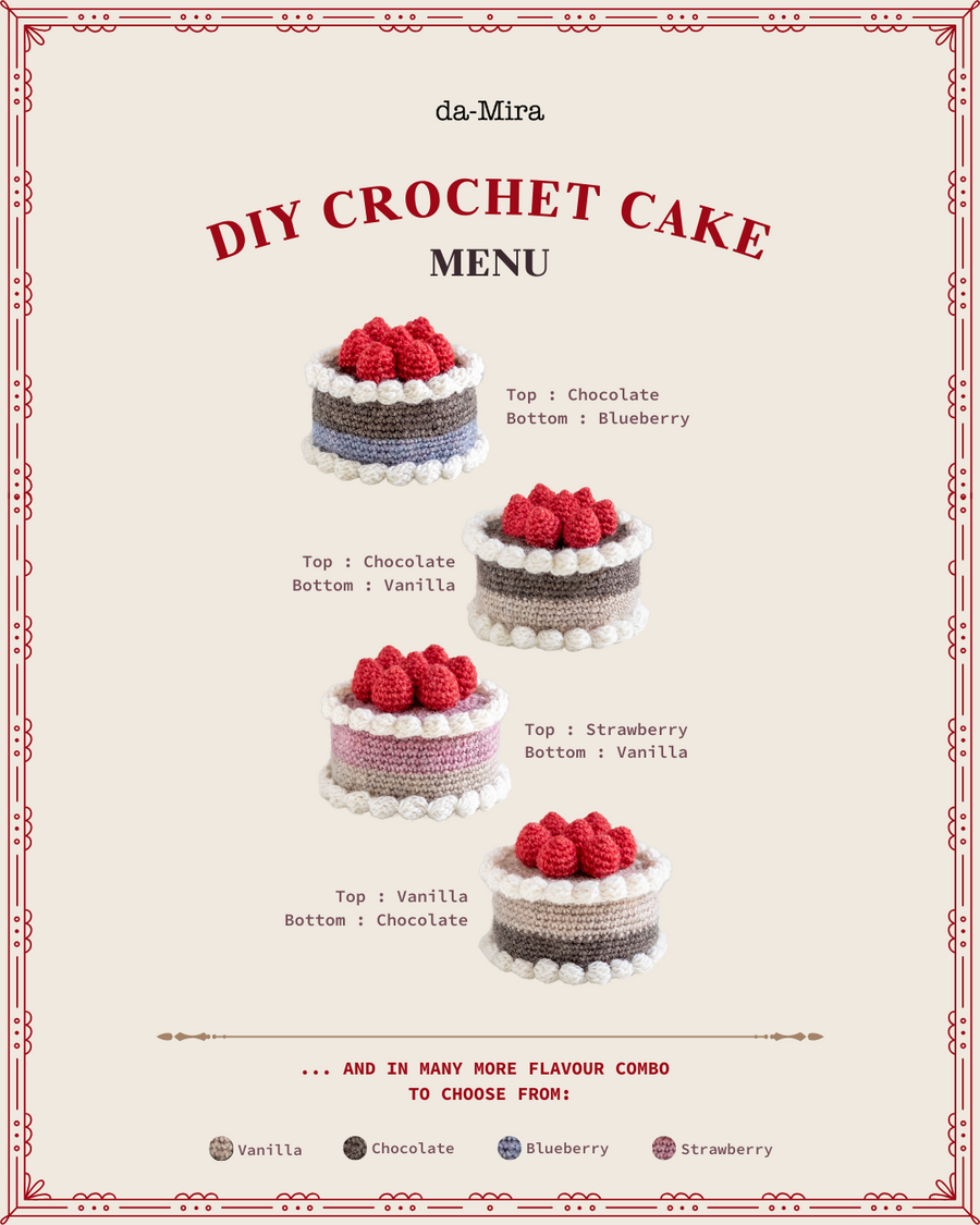 DIY Crochet Cake Kit