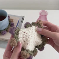 Hamanaka Japanese Flower Bouquet Coaster Crochet Kit