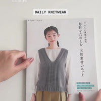 Daily Knitwear - Japanese Crochet/Knitting Book [PHYSICAL BOOK]