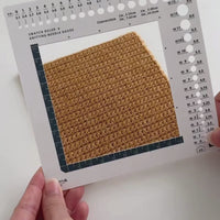 Clover Knit Gauge Trio – Swatch Ruler & Needle Gauge