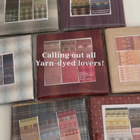 da-Mira Japanese Yarn Dyed Cotton Fabric Bundle for Patchwork (30pcs/pack)