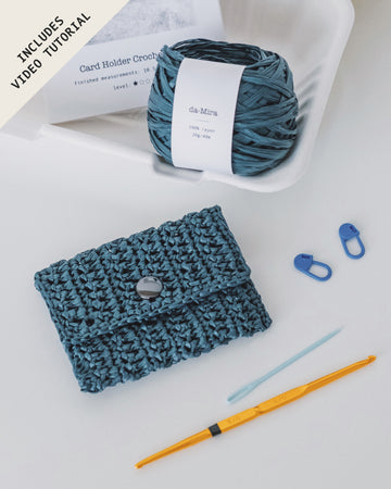 DIY Crochet Card Holder Kit