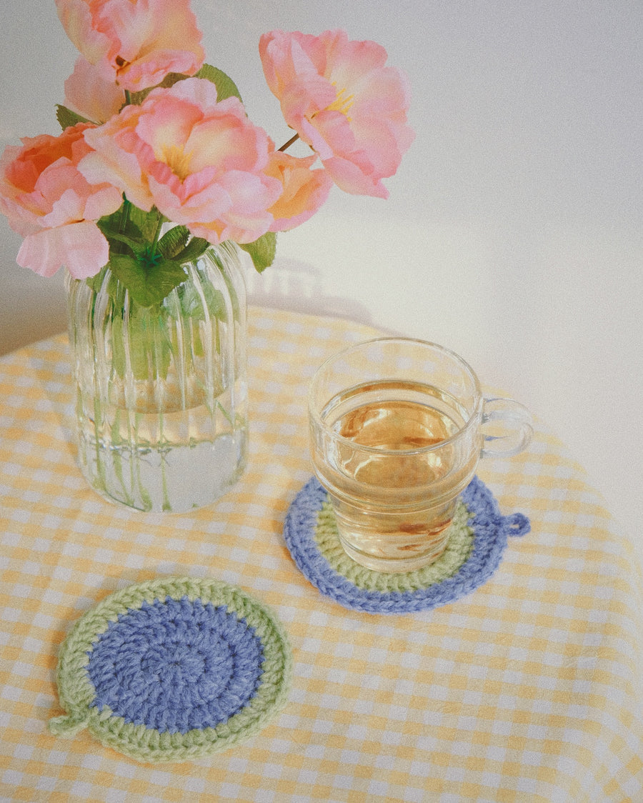 DIY Crochet Coaster Kit (Set of 2)