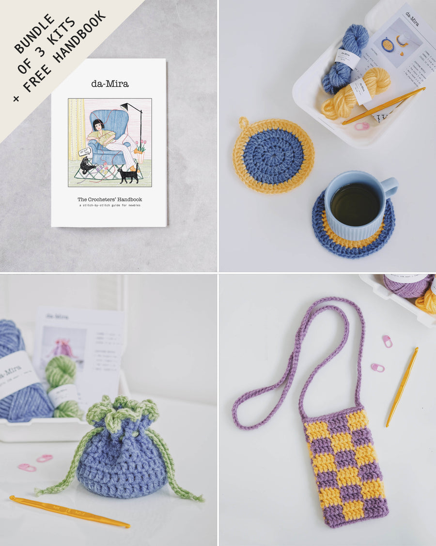 DIY Crochet Starter Kit (Bundle of 3) – da-Mira