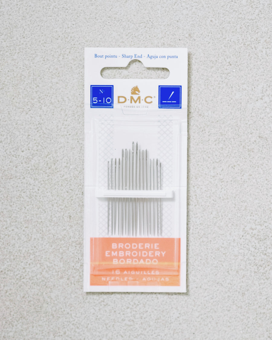DMC Embroidery Needles Sizes 5-10