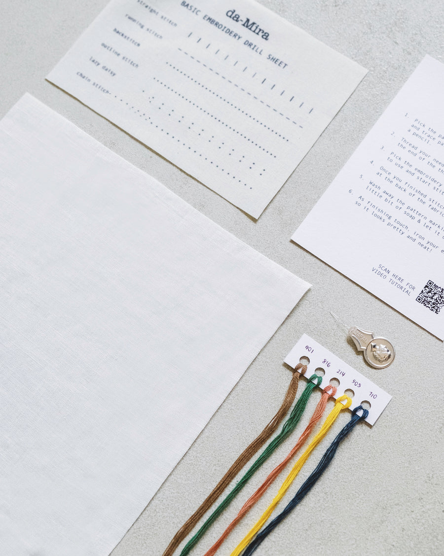 DIY Embroidery Starter Kit - Basic