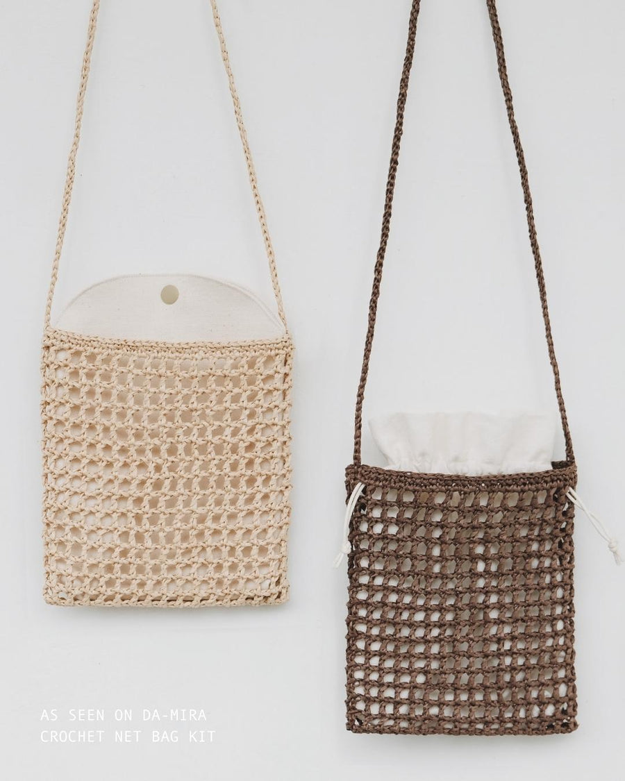 Yarn and Colors Basket Bag Crochet Kit 009 Limestone 