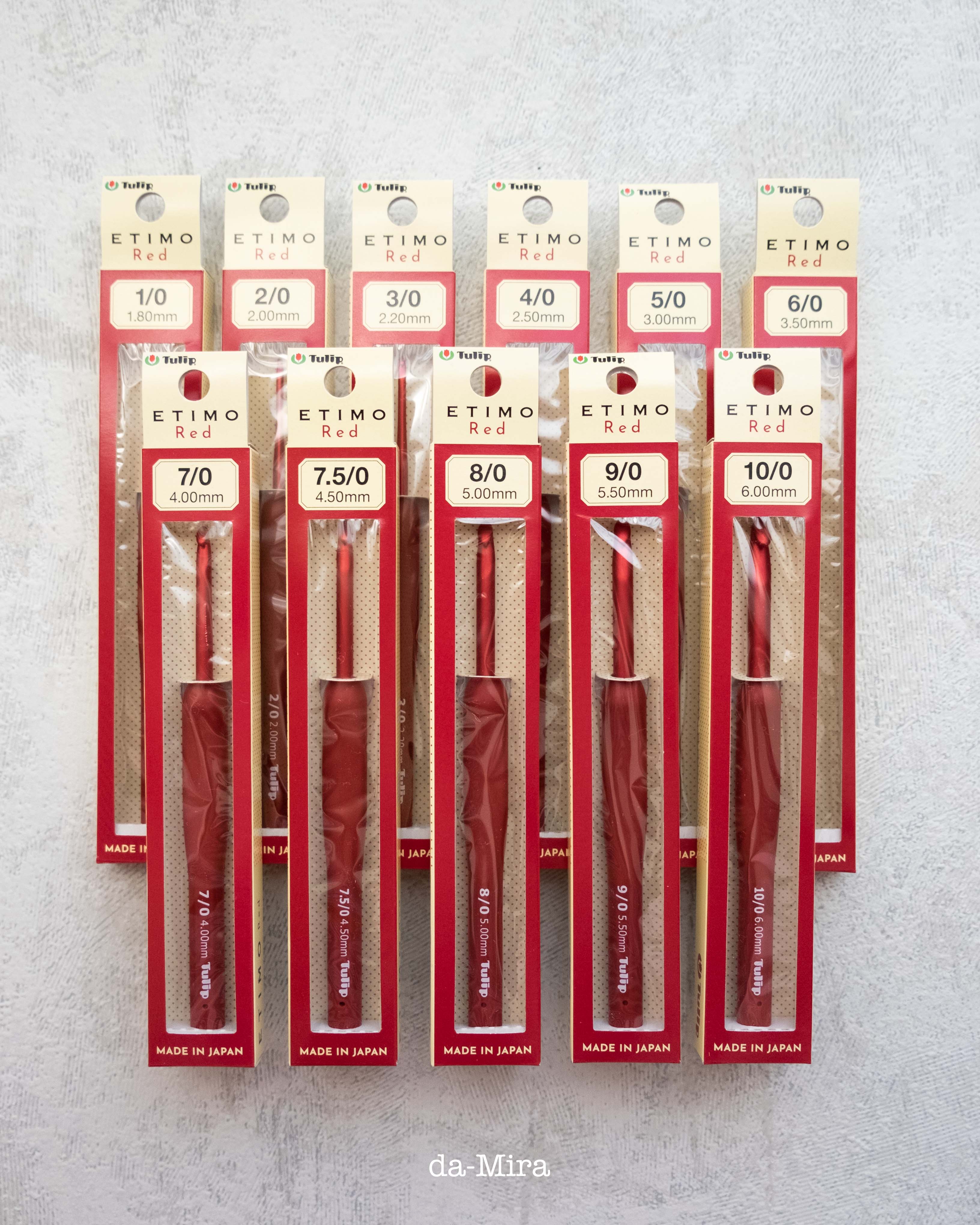 Tulip Etimo Red Crochet Hook – da-Mira